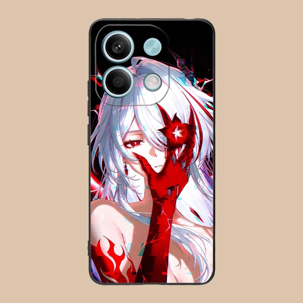 HSR Acheron Matte TPU Mobile Phone Case for POCO F8 F7 F6 F5 F4 F3 F2 Pro GT C75 C71 C65 C61 C40 Pro Ultra Colorful Cover