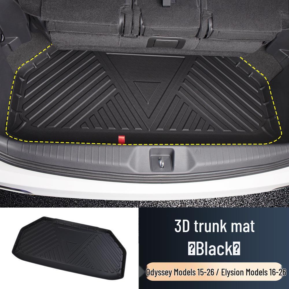 3D High-Edge TPE Waterproof Trunk Mat for 15-26 Odyssey & Elysion Models
