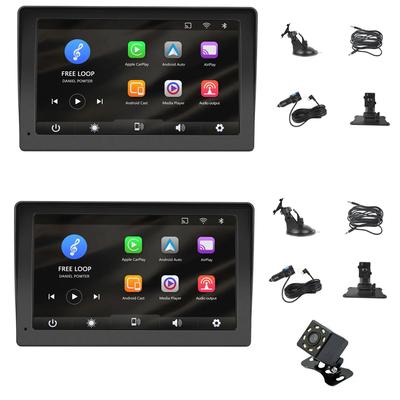 7 Inch Car MP5 Player HD Touch Screen Wireless Carplay Android Auto Car Radio USB TF FM Bluetooth-Compatible 5.0 Hands-Free Call