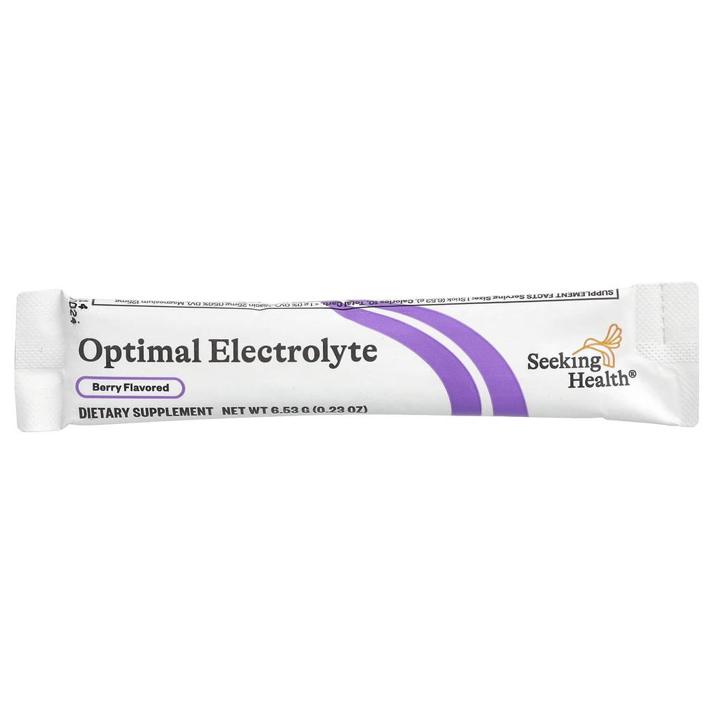 Seeking Health, Optimal Electrolyte, Berry, 30 Sticks, 6.53g (0.23oz) Each