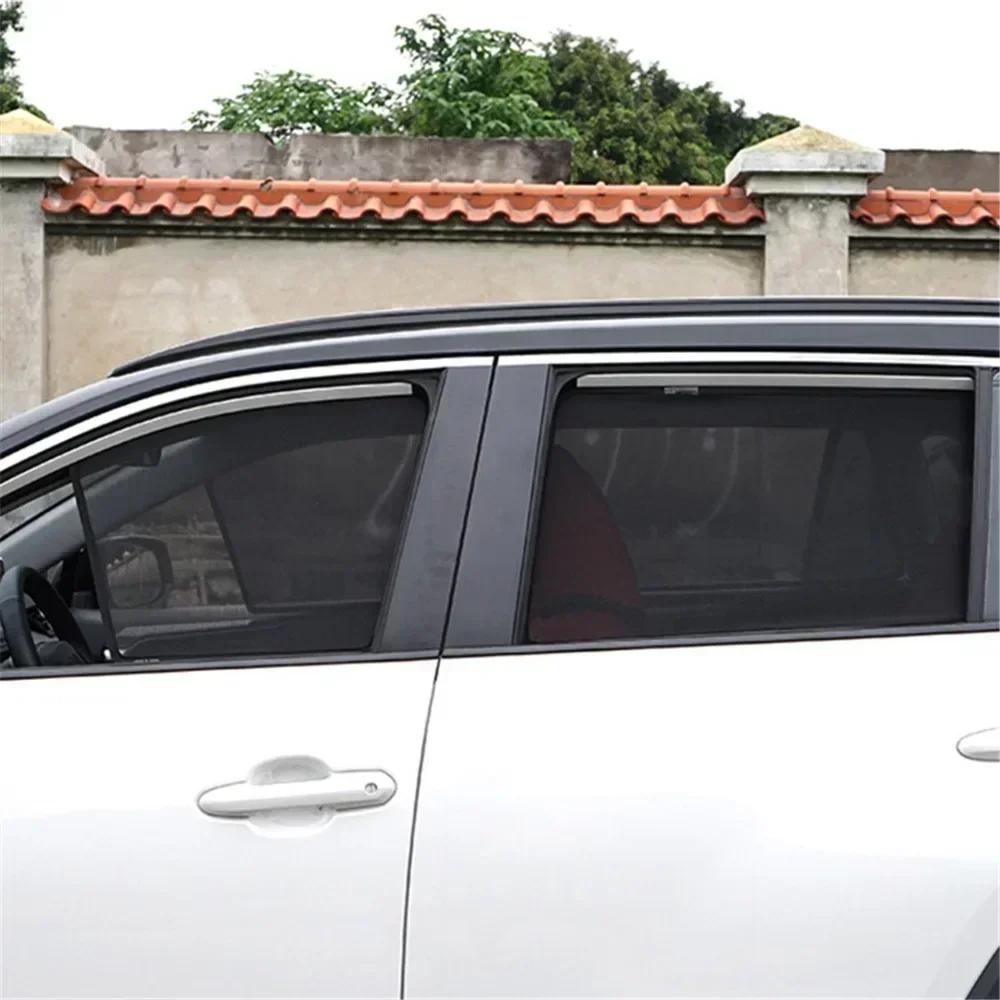 Custom Magnetic Car Window Sunshade For Jeep Grand Cherokee 2005 - 2010 Curtain Mesh Front Windshield 2006 2007 2008 2009 AMQ1