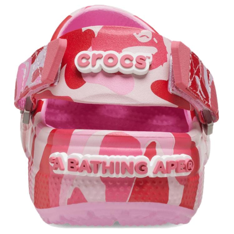 Crocs x A BATHING APE Classic Clog Clogs Unisex Pink 209627-6I2