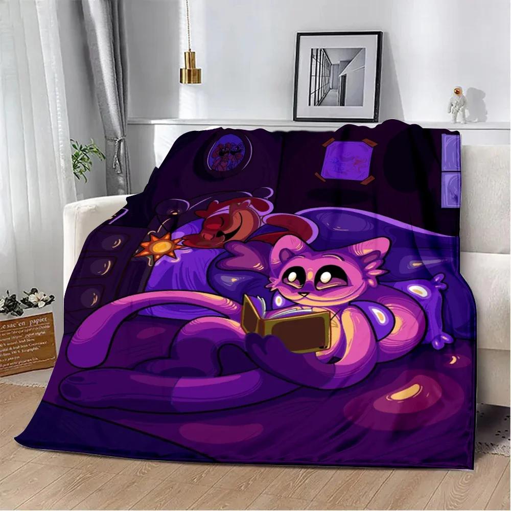 Süße Cartoon CATNAP DOGDAY Bedruckte Decke Picknickdecken Warme Decke Weiche und Bequeme Decke Zuhause Reise Geburtstagsgeschenk