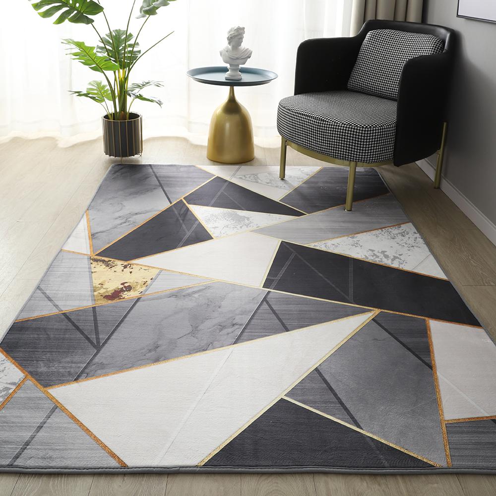 Luxury Modern Carpets for Living Room Fluffy Large Area Rugs Bedroom Carpet Home Decor Mat Soft Plush Bedroom Bedside Rug