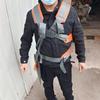 Double Shoulder Harness Strap W-shape Strimmer Padded Belt Comfortable Labor Saving for Brush Cutter Trimmer Garden Pruner