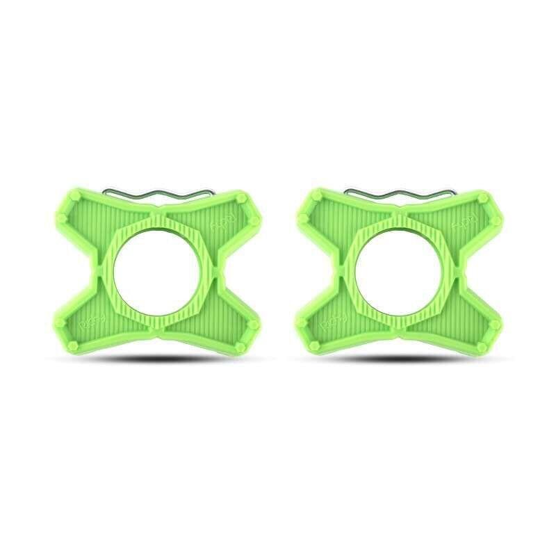 

1 Pair of Bicycle Pedals Flat Bracket Converter Pedals Adapter Cycling Road Bike Pedal Parts зелений