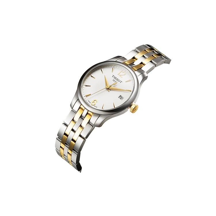 TISSOT Junya Collection Quartz Movement 30m Water Resistance Women's Watch 33mm White Dial T063.210.22.037.00