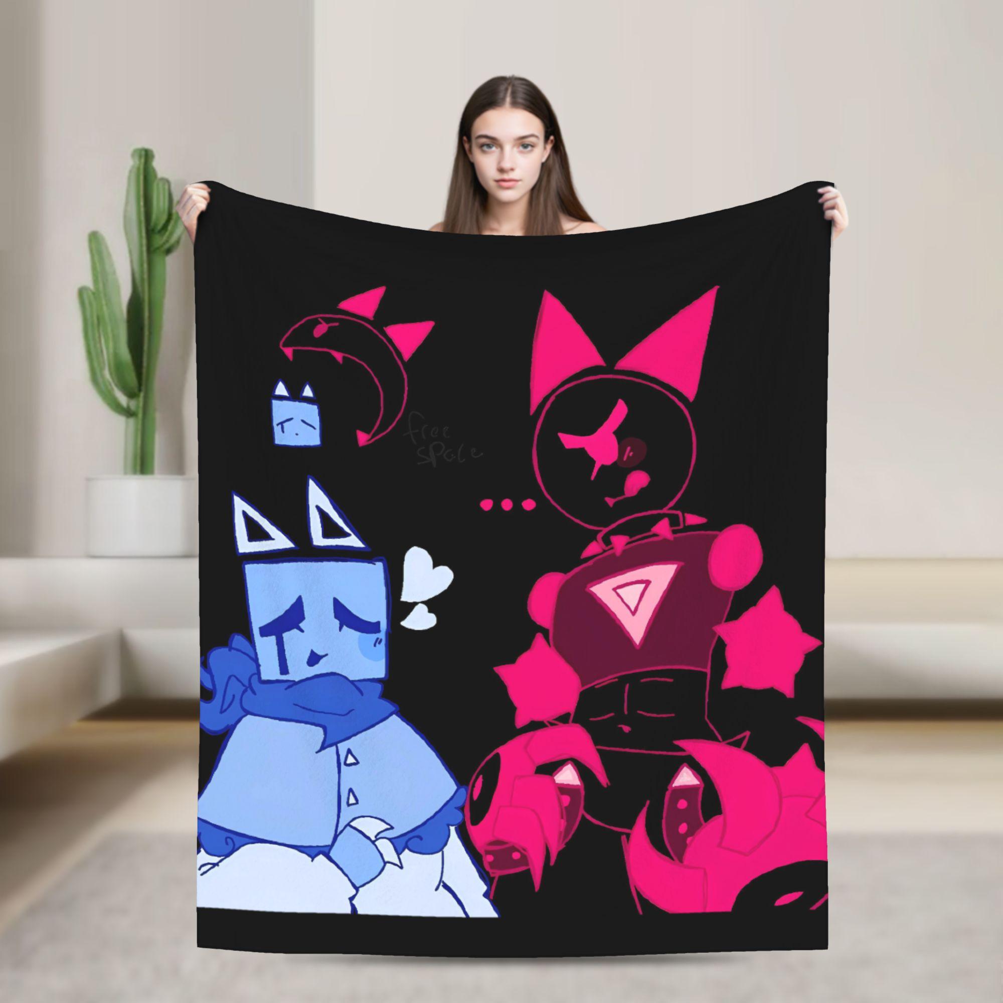 Annier Unisex Forsaken Elliot And Chance Blanket Quality Super Warm Throw Blanket Winter Children Home Decor Funny Bedspread