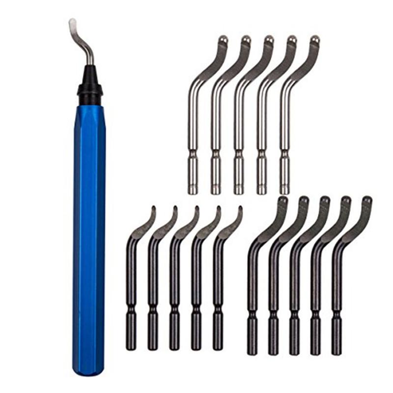 Useful Accessories Burr Handle Blades Deburring Steel Woodworking Workshop Equipment For Copper High speed steel Metal