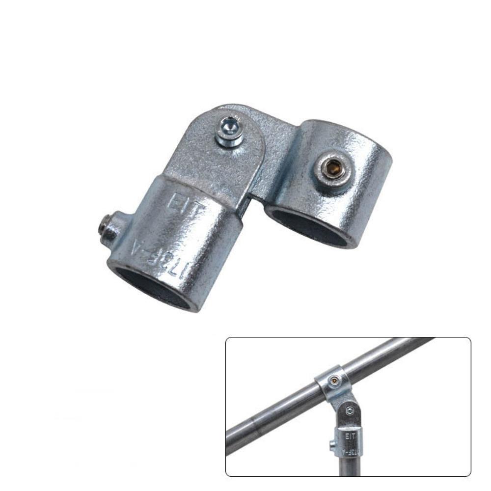 Fixed buckle Frame Fasteners Aluminum Alloy Steel Circular Pipe Connector  Steel Tube Shelf