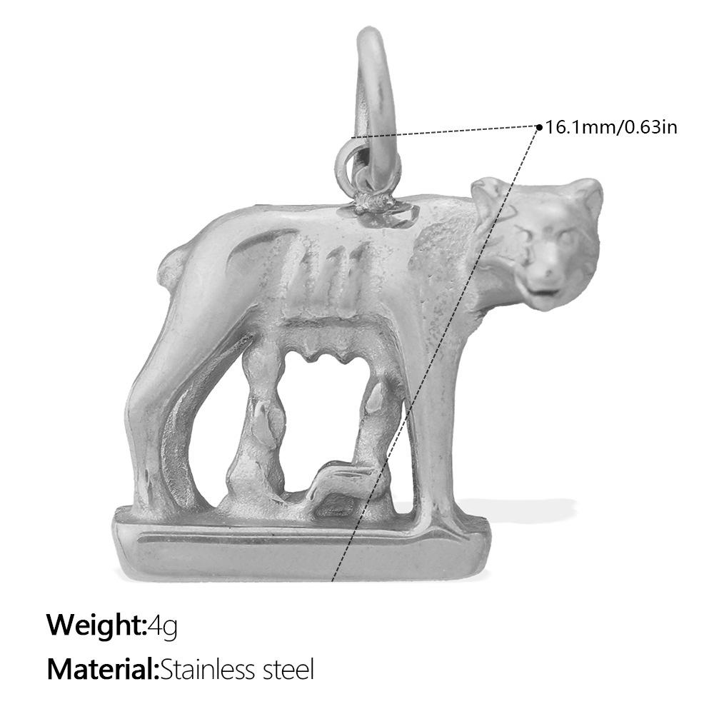  1Pcs Stainless Steel 18K Gold Plated Pendant Waterproof Women Charms Gold Color DIY Accessories Charms Jewelry