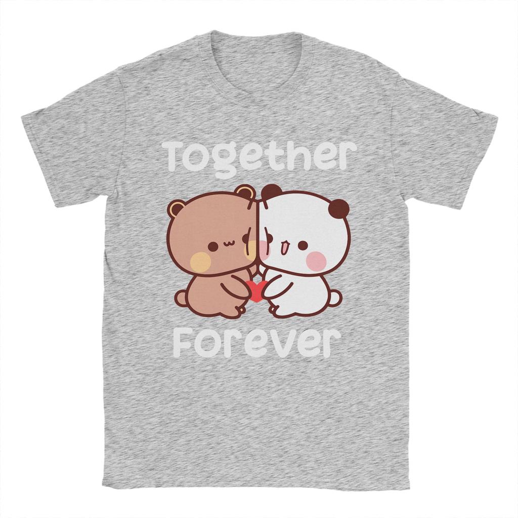 Bubu Och Dudu Tillsammans För Evigt T-shirts Unisex Ren Bomull Mode T-shirt Rund Hals Kortärmad Kläder Gåva