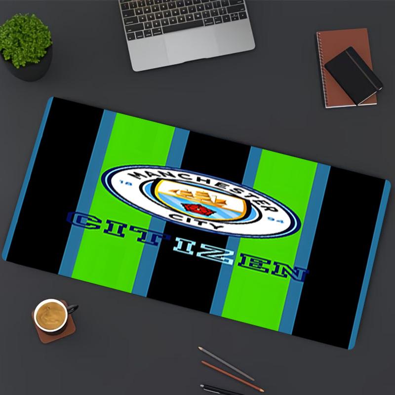 Manchester City FC Print Mouse Pad, for Keyboard Pad Laptop PC Mat for Office Home Use, Desk Decor, Perfect Birthday Gift for Gamers