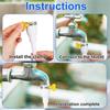 1pc 2M Sink Hose Attachment For Faucet Tap Hose With Shower Spray Head For Kitchen Garden Cleaning Tool Accessories