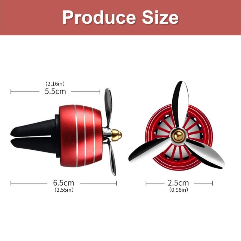 Propeller Car Air Freshener Vehicle Air Purifier Automotive Scent for Maintaining Clean Air Quality During Short Drives