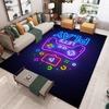 Gaming-Teppich für Jungenzimmer Gamer-Teppich Teppich für Spielzimmer Schlafzimmer Dekoration Rutschfeste Maschinenwaschbare Matte Heimdekoration Matten