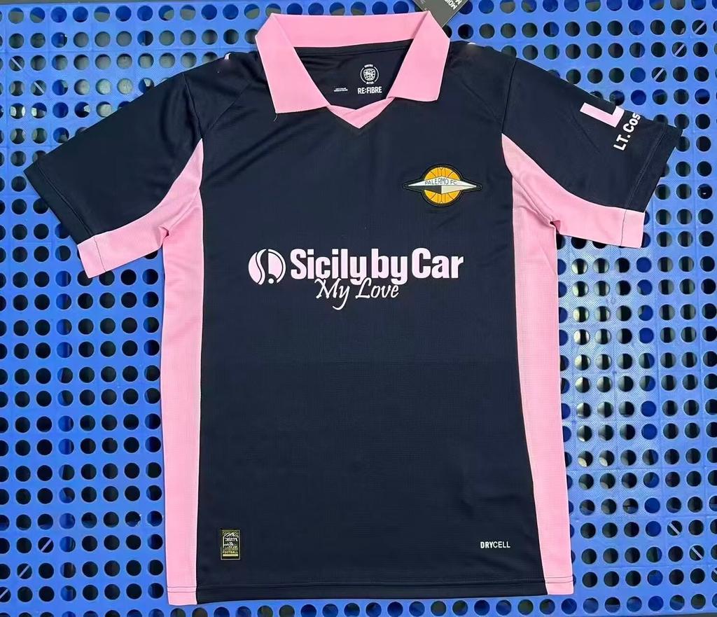 2526 Thai Football Fan Jersey Santos Marseille America Mallorca Short-sleeved Quick-drying T-shirt New La Liga