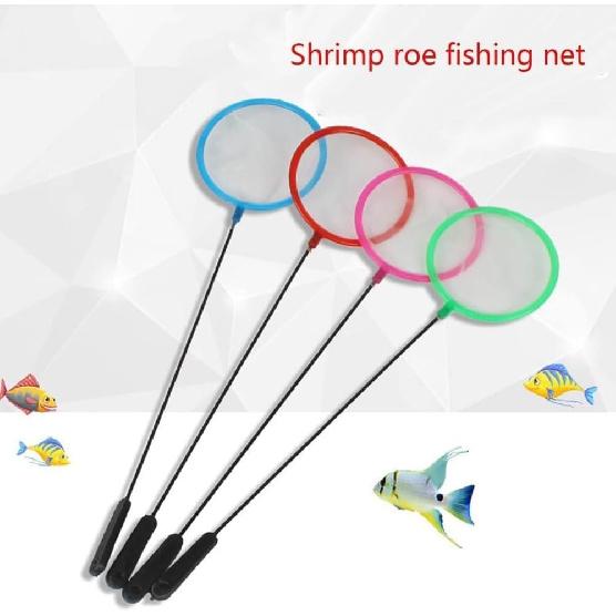 Aquarium Fish Net, 7.6 cm Fine Mesh, Small Tank Skimmer, with 23 cm Long Handle Aquarium Net Fine Mesh Small