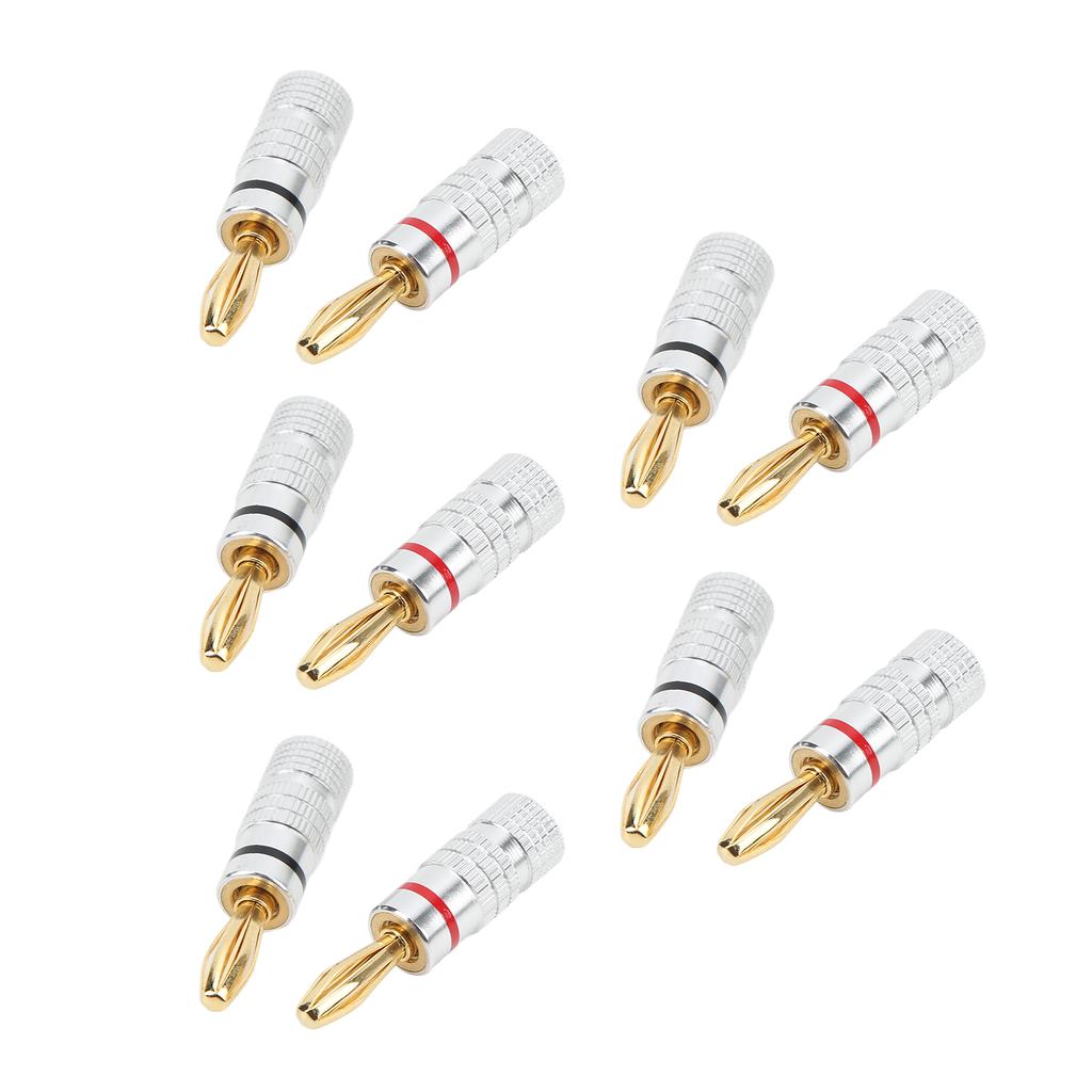 J.10053 4mm Banana Plug Banana Plug Connector for Speaker Wire Wall Panel Home Theater