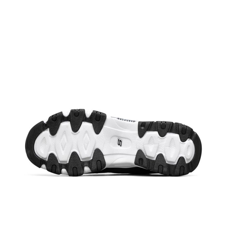 Skechers DLites 2.0 Mesh Classic Versatile Low-Top Lifestyle Casual Shoes Women Sneaker Black White 66666324-BKMT