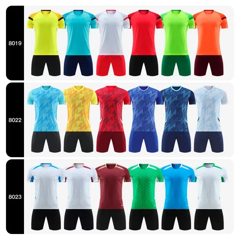 Adult Kids Football Jersey Men Boy Customize Soccer Uniforms Kit Futsal Sportswear Training Tracksuit Child