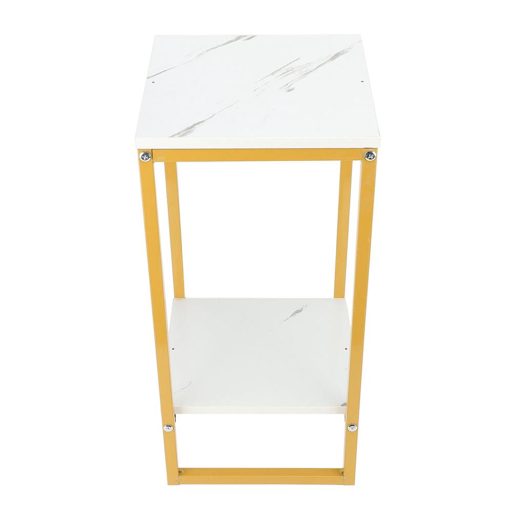 2 Tiers Flower Stand 60cm Sturdy Iron Frame Multifunctional Easy Assembly Flower Pot Shelf for