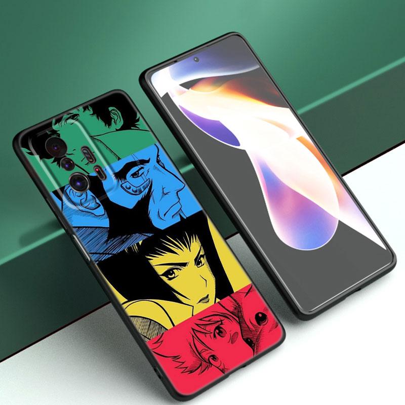 

Чехол для телефона Space Cowboy Bebop для Xiaomi Mi A2 8 9 SE Note 10 10T 11 12 Lite 9T 11T 12S 12T Pro A3 6X 12X Мягкий черный чехол из ТПУ Xiaomi 12T Pro 5G