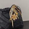 Neu In Leder Sonnenblumen Taschenanhänger Modischer Anhänger für Tasche Geflochtenes Seil Frau Schlüsselanhänger Zubehör Geschenk Großhandel