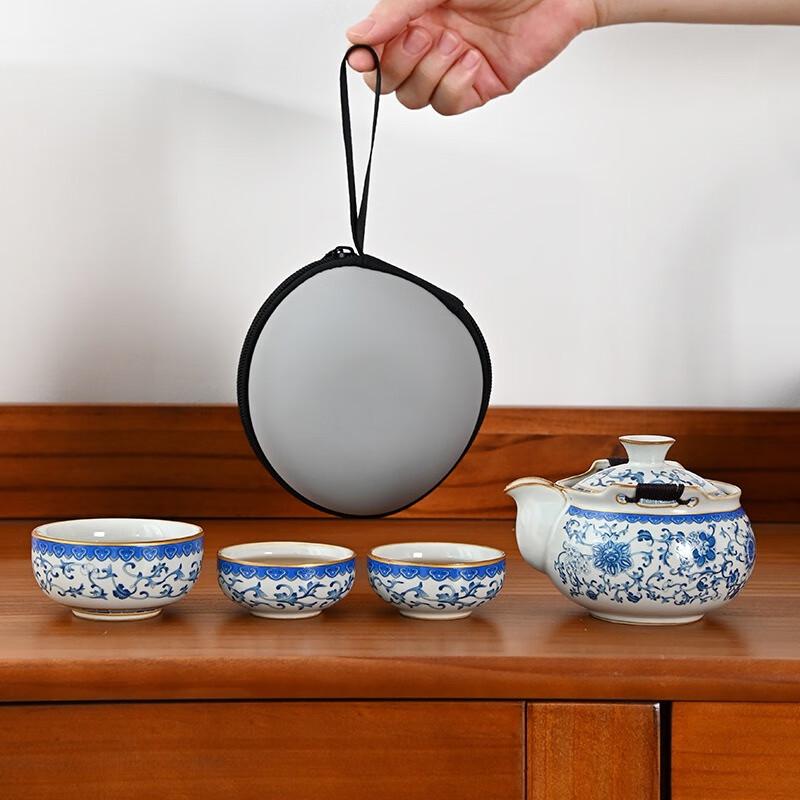 

Fumade Ru Kiln Ceramic Travel Tea Set