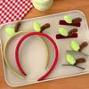 Cute Trendy Hair Band Hair Clip Bundle Sweet Skin-Friendly Versatile Hair Accessories for Female Photography Prop Use