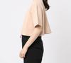 Nike Crop Tops Women's Pink Crew Neck Moderate CJ2276-287