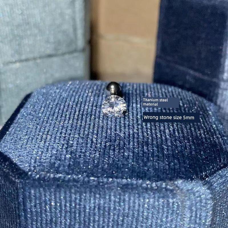 

Fragrant Soft Sweet Young Adult Heart Little Sweet Girl Mini Bow Stud Earrings Pure Minimalist Tender Girl Feeling 925 Ear Studs White Diamond 5mm [silver pair]]