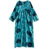 Dimanaf 2025 Women Plus Size Spring Long Dress Loose Basic Printing Vintage Casual Floral Oversize Long Sleeve Maxi