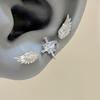 Unique Personality Angel Wings Cross Love Heart Ear Bone Nails Earring Women Jewelry Accessries Gifts
