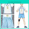 Volleyball Boy Cosplay Jersey European And Taiwanese High School Uniform With Starry Ocean Light Print