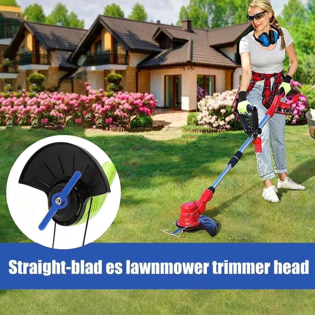 String Lawn Mower Cutter 100 Pieces Heavy Duty Straight-Line Head Straw Cutting Machine Accessories For Garden Yard Porch