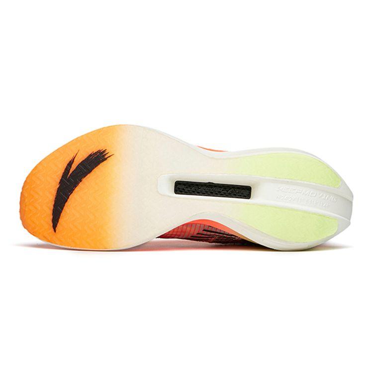 Anta Kids Hailang PB Carbon Plate Racing Non-Slip Shock Absorbing Wear-Resistant Low-Top Running Shoes Kids Running Shoes Orange 312135598-3