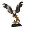 Eagle Statue Home Artwork Table Centerpiece Bird Resin Sculpture Desk Figurine for Office Hotel Father Living Room Collection