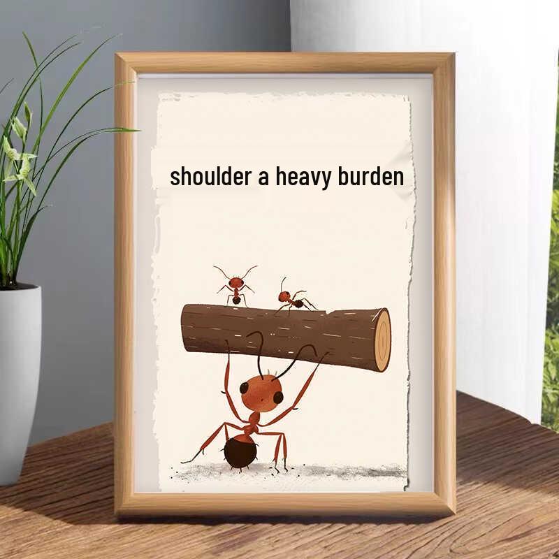 Inspirational Calligraphy & Painting Ornaments: Desktop & Living Room Decor