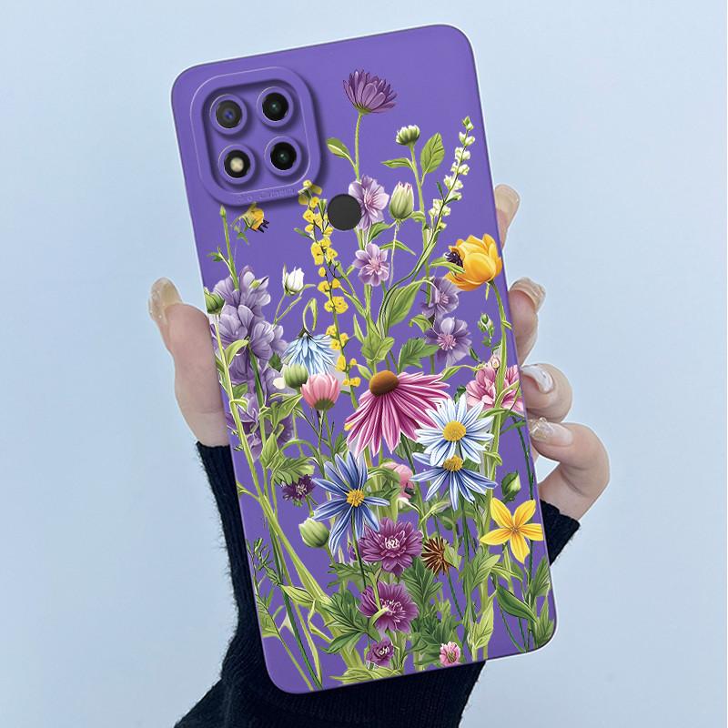 Fashion Simplicity Phone Case For Xiaomi Redmi 9C NFC Soft Liquid Silicone Fundas Redmi9C Redmi 9 C Camera Protection Cover Case