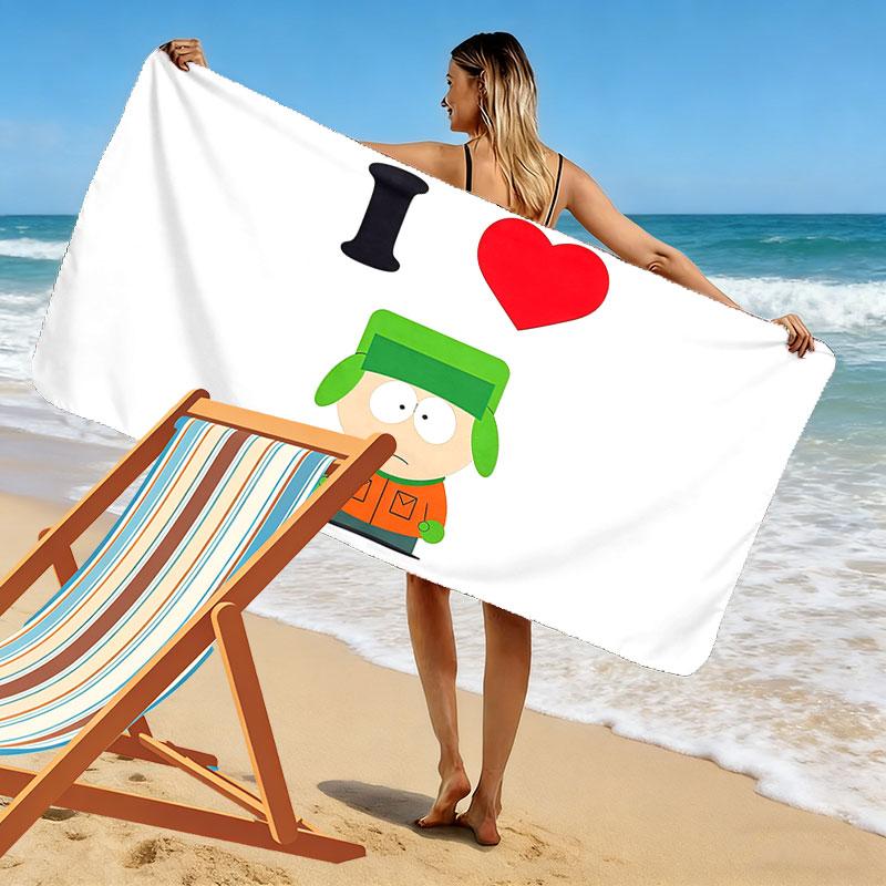 Kyle Broflovski Print Beach Towel, Large Soft Quick Dry Towel for Beach Camping Swimming