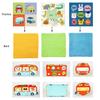 Tissue Box Toddler  Toy Babies Sensory Toy with Crinkle Paper & Rainbow Dance Scarves Infants Learning Toy