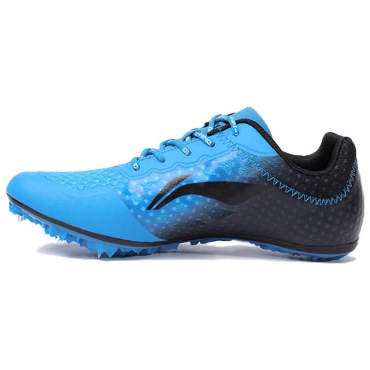 

Li Ning Fabric Abrasion Resistant Lightweight Rebound Low top Running Shoes Men s Blue Black LJJO118-3 36