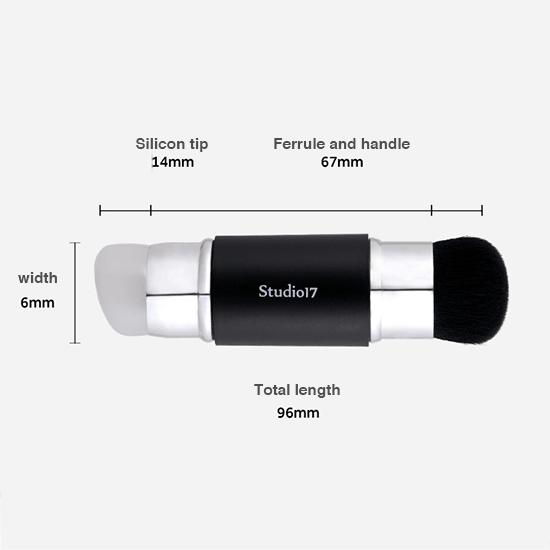 [STUDIO17] Dual Silicone Blush Brush