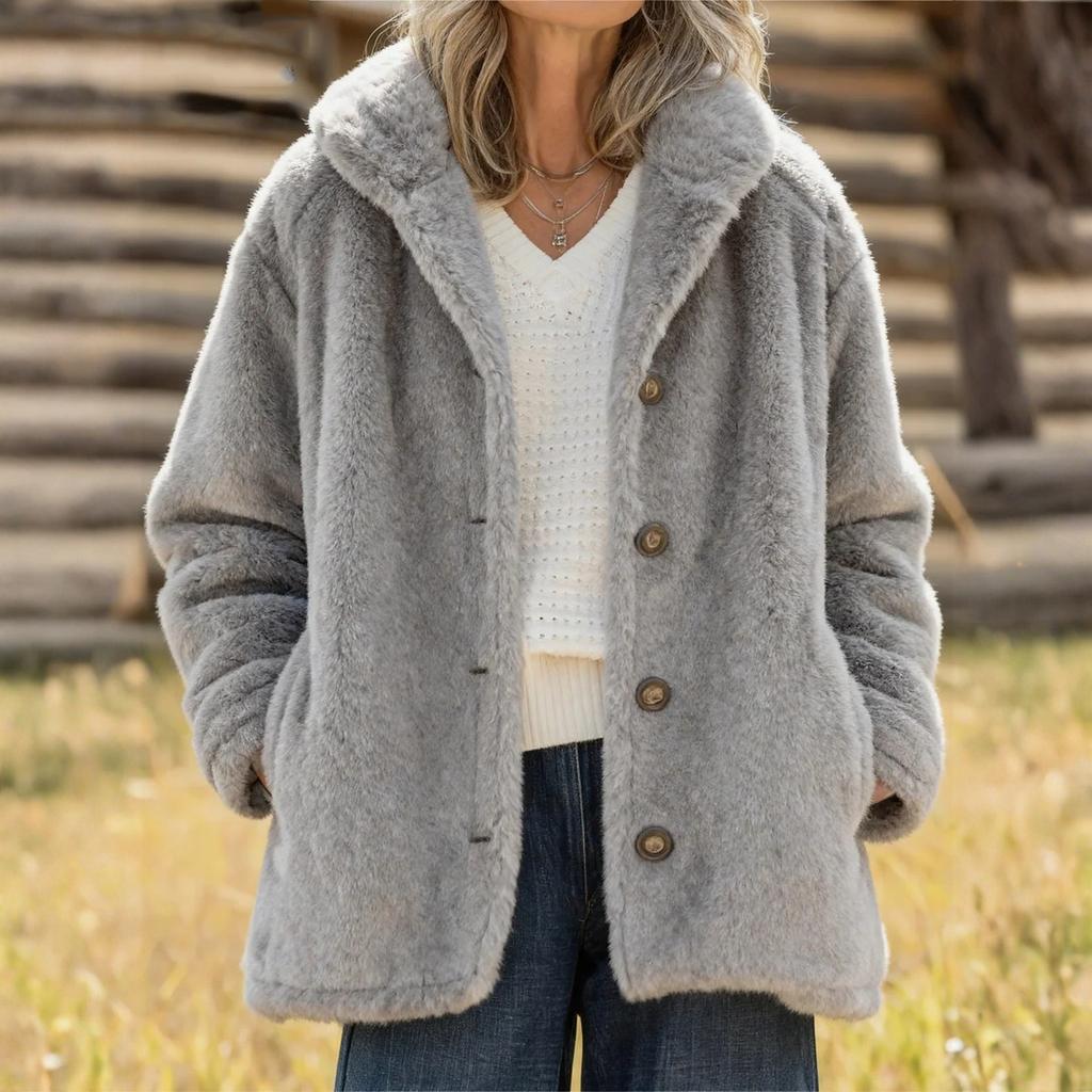 Women's Fashion Casual Solid-color Long-sleeved Cardigan Jacket