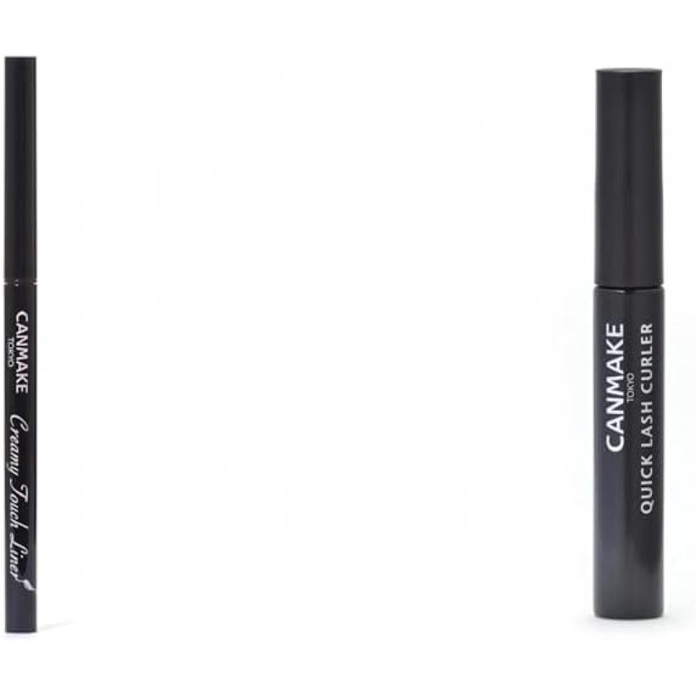 

[Купить набор] Canmake Gel Creamy Touch Liner 01 Deep Black 0,08 г+ Canmake Quick Lash Curlers BK Black Type Тушь для ресниц База Верхний слой Curl Keep 3,4gx 1