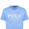 Polo Ralph Lauren Letter Print Loose Short Sleeve T-Shirt Men Tops Light-Blue 710860829-002