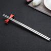 ZISIZ Anti-Scald Hollow Square Chopsticks Set