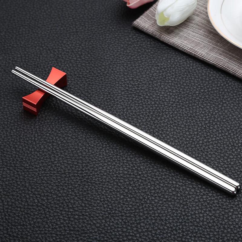 ZISIZ Anti-Scald Hollow Square Chopsticks Set