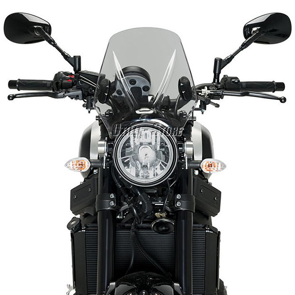 Motorcycle Accessories Windscreen Windshield Deflector with Bracket For YAMAHA XSR 900 XSR900 Xsr900 XSR700 XSR 700 2016-